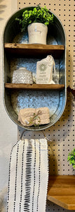 Hanging Tin Shelf
